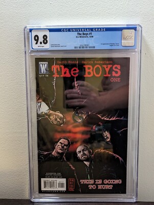 The Boys 1 CGC 9.8 2006 Wildstorm 1st App Butcher, Terror, Hughie & A-Train