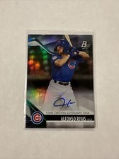 2021 Bowman Platinum Alfonso Rivas  Rookie Auto #TOP-93: Chicago Cubs 