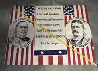 Roosevelt Election Banner Presidential Party Poster Gold Coin Standard Banner 1 Roosevelt Election Banner Presidential Party Poster Gold Coin Standard Banner 1
