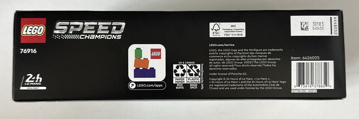 LEGO SPEED CHAMPIONS: Porsche 963 (76916) | eBay