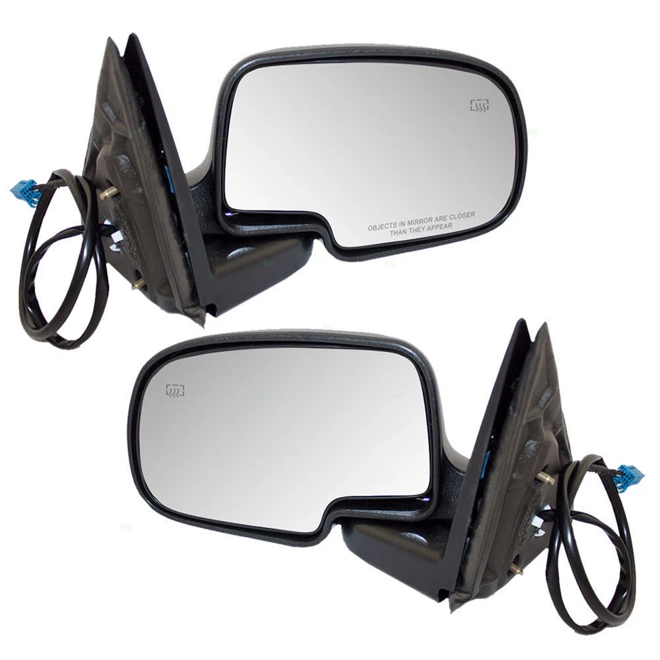 New Left & Right Heated Power Mirror Set For 2003-2006 Silverado Sierra Yukon - Image 3 of 4