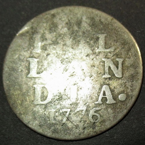 Magic Key Date 1776 Date of Independence! Colonial New York Silver Lion Dime Hol