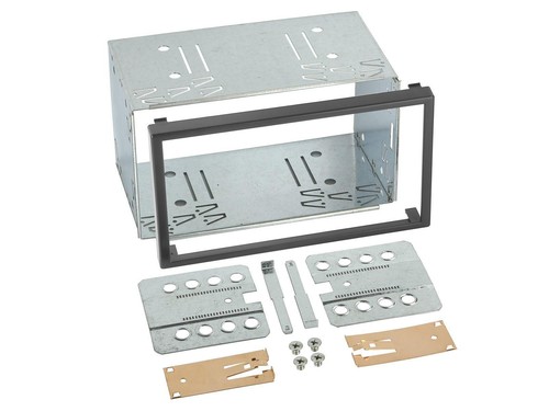 Einbauset Doppel DIN Autoradio für Opel Astra H Corsa D Zafira B Klavierlack - Bild 3 von 5