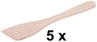 5 X Racletteschieber Raclettespachtel Raclette Extra Lang 17 Cm Aus Buchenholz