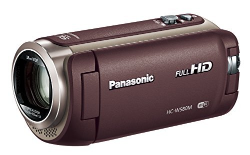 【美品】Panasonic パナソニック HC-W580M FULLHD Panasonic HD Camcorder HC-W580M-T 2.2MP 32GB 90X zoom Brown
