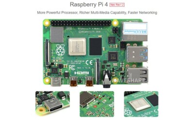   Brand New Raspberry Pi 4 -Model B 4GB RAM Completely Upgraded 64-bit 1.5GHz
