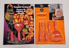 Pumpkin Masters Carving Kit Pattern Book  Hyde  Eek Carving Kit  8 Stencils
