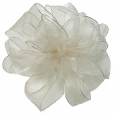 Offray Wired Edge Encore Sheer Craft Ribbon, 5/8-Inch Wide by 25-Yard Spool, ...