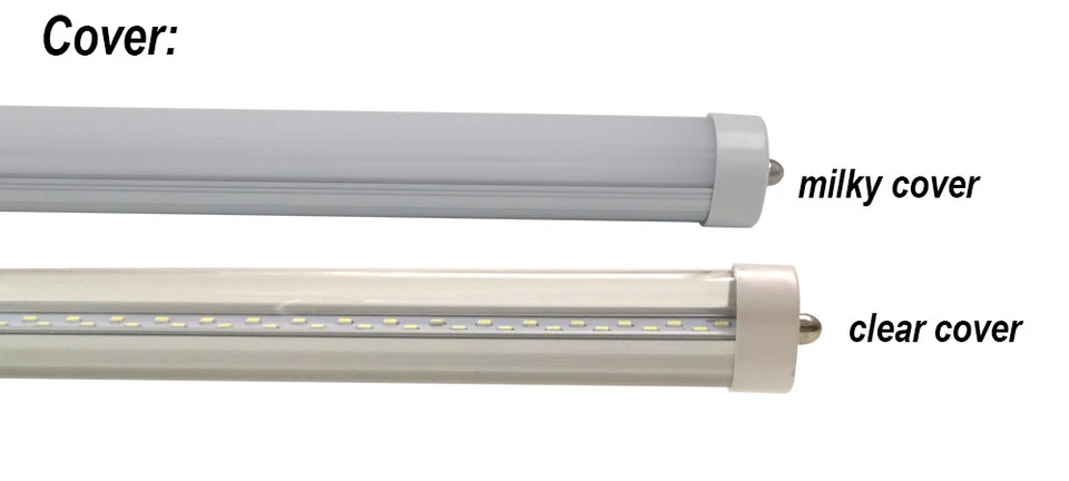 Double Row LED Tube Light 8FT,2.4m F96 Fluorescent Lamp FA8 R17R HO Rotated Bulb - Image 4 of 4