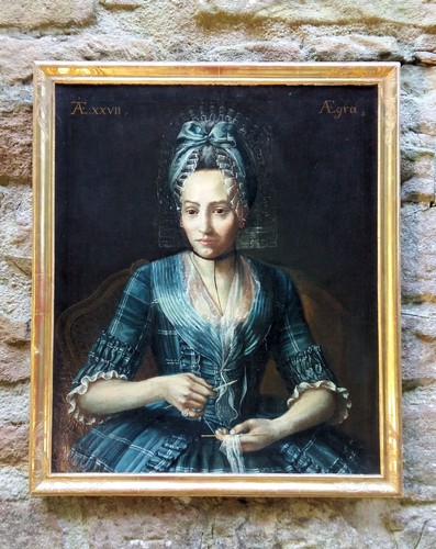9Elegantes französisches Damenportrait, Empire Rahmen. Antik Ölgemälde. Perfekt. - Bild 9 von 12