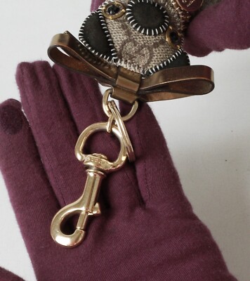 GUCCI Guccioli Oliver Pug Dog Key Ring,Bag Charm | eBay