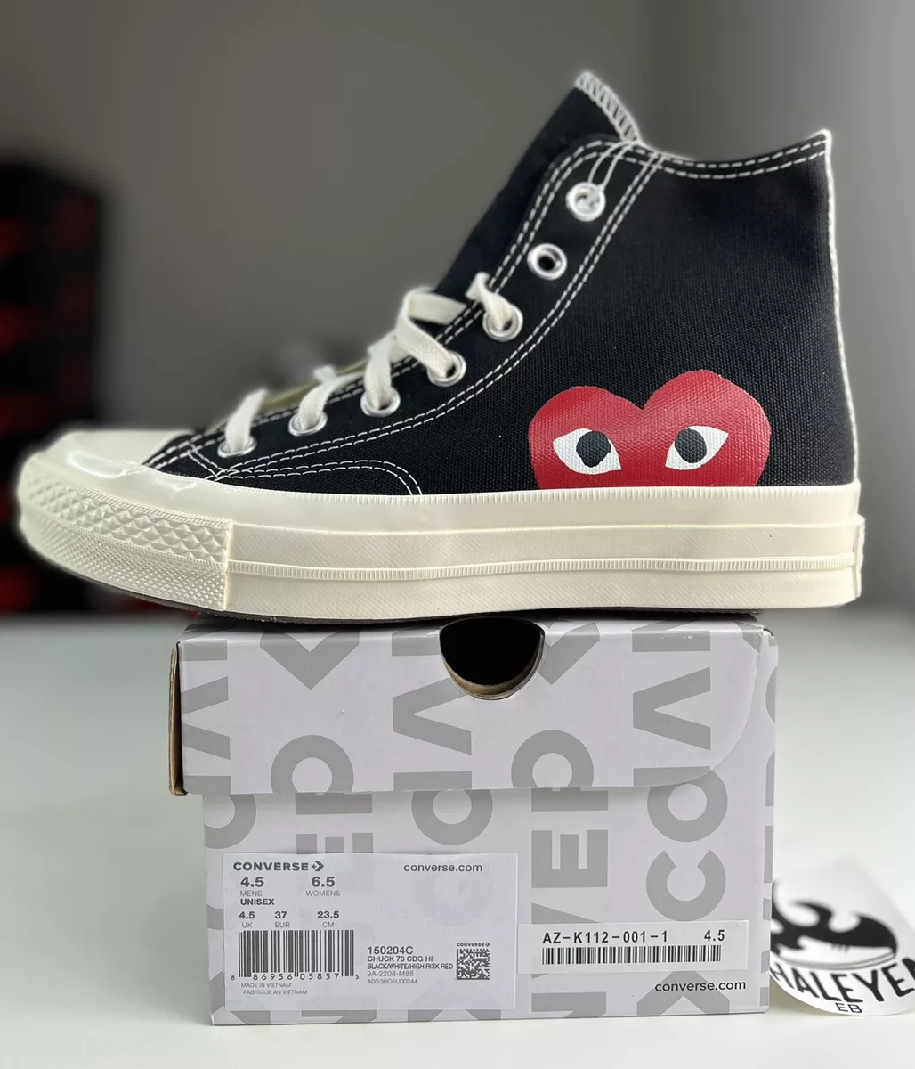 Comme des garcons clearance converse 6.5 mens