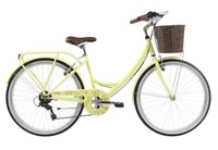 Kingston Dalston, Ladies Traditional Bike, 6 Speed, 26 Wheel, Pastel Yellow Kingston Dalston, Ladies Traditional Bike, 6 Speed, 26 Wheel, Pastel Yellow