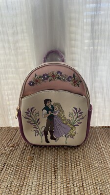 Disney Tangled Her Universe Backpack Our Universe Disney Tangled Rapunzel & Flynn Woven Mini  main image 3