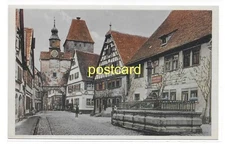 ROTHENBURG. RODERGASSE MIT MARKUSTURM c.1930 #1159.