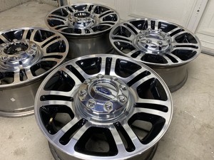 20 Ford F250 F350 Black Superduty Oem Factory Stock Wheels Rims