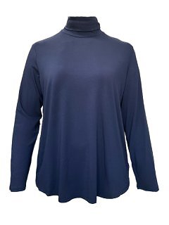 Marina Rinaldi Women's Blue Zaffiro Pullover Top Size L NWT - Picture 1 of 3