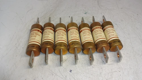 Lot of 7 Gould Shawmut One-Time OT110 Fuse 110A 250V Class K5 OT-110 OT 110