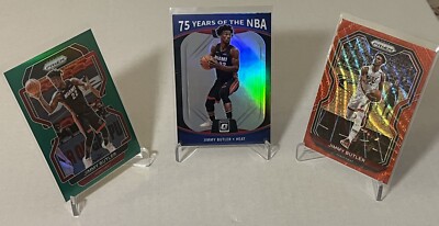 21-22 Panini Prizm Optics/20-21 Illusions Jimmy Butler Insert 6 Card ...
