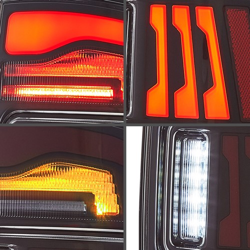 2* VLAND Red Clear Tail Lights For 2009-2018 Dodge Ram 1500 2500 3500 Sequential - Picture 8 of 11