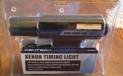 Cen Tech 40963 Black LED Indicator Trigger Activated Xenon Advance Timing Light