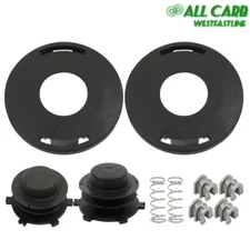 2 Pack 25-2 Trimmer Head Spool and Cover Cap Kit for Stihl FS44 FS55 FS80 FS83