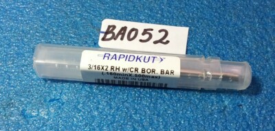 RAPIDKUT  3/16X2 RH w/CR BOR. BAR  (.160minX.500max)