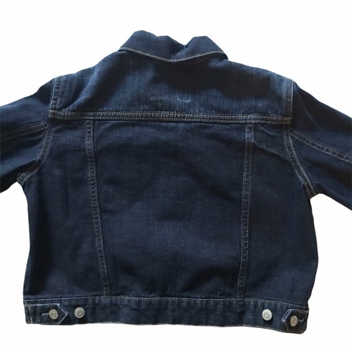 Gymboree Denim Jacket Girls 14 Blue Snap Button Dark Wash Classic - Picture 3 of 7