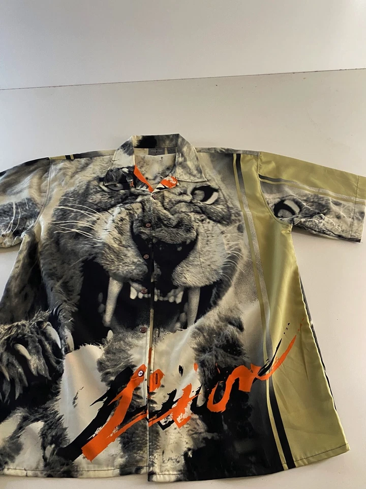 Camisa Jordan Craig Animación Lin Print Poli Panel Trasero XL Extra Grande  Foto 2 de 4