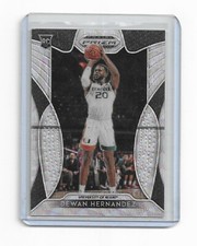 Dewan Hernandez 2019 Panini Prizm Draft Picks Blue Wave Rookie Card #63 #d /299