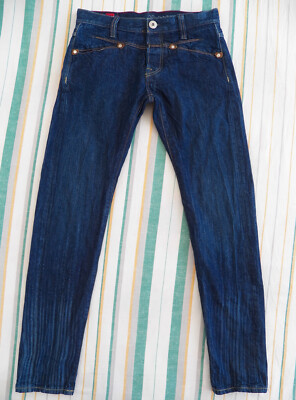 Jean Marithé François Girbaud Taille 35 - Bleu Moyen, Coupe Droite, Coton élastique