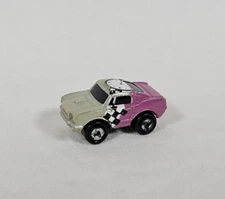 Vintage Micro Machine Ford Mustang Muscle Car 1989 Galoob Time Travel Checkered