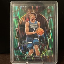 Select 2022-23 Wendell Moore Jr. Rookie Concourse Prizm Green Shock #73