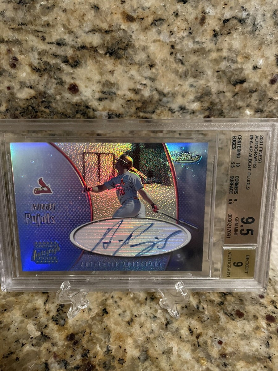 アルバートプホルス、2001年FINEST AU BGS9.5 GEM MINT｜2001 Topps