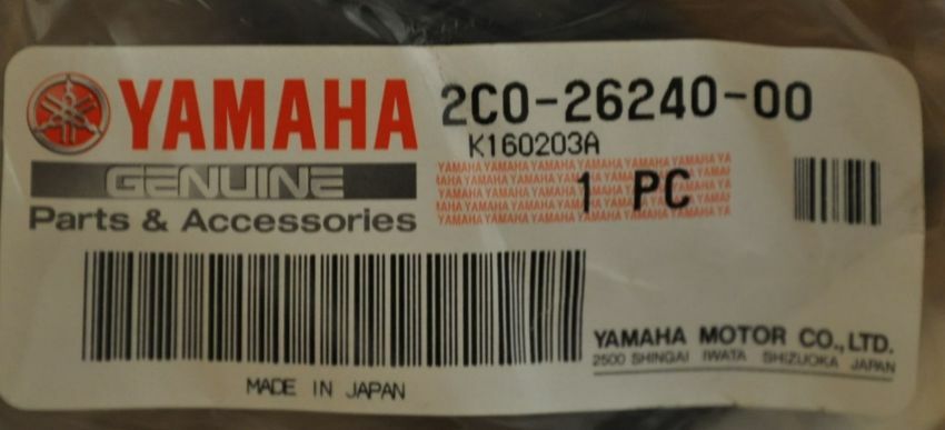 Yamaha Genuine Throttle Tube/Grip Assy 2C0-26240-00 faster