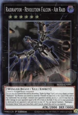 Raidraptor Revolution Falcon Air Raid - 1st Edition Super Rare NM - Free Holo