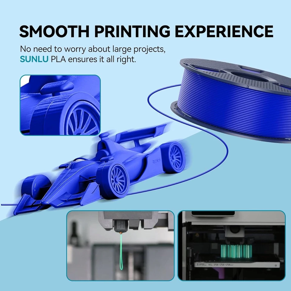 (Buy 3 Get 2 Free,Add 5)SUNLU 1.75MM PA ASA PETG PLA PLA+2.0 ABS 3D Filament 1KG - image 3 of 4