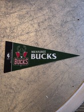 Milwaukee Bucks Mini Pennant 4 x9" Wall Flag NBA Basketball - New
