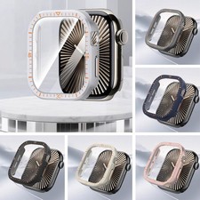 1x/2x/3x Slim Watch Case Screen Film For Apple Watch Series 11 10 9 8 7 6 5 4 SE