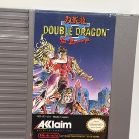 Double Dragon II: The Revenge NES + Dust Sleeve + Protective Outer Case + Manual