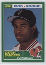 1989 Score Deion Sanders #246 Rookie RC HOF