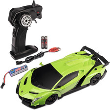 500404308 Lamborghini Veneno 1:24 2.4G 100% RTR Verde - Auto Telecomandata Con I