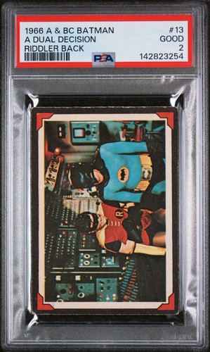 1966 A&BC Batman Riddler Back #13 — PSA 2