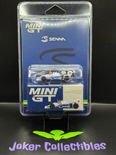Mini GT #1118 Toleman TG184 #19 Ayrton Senna 1984 Monaco Grand Prix 2nd Place