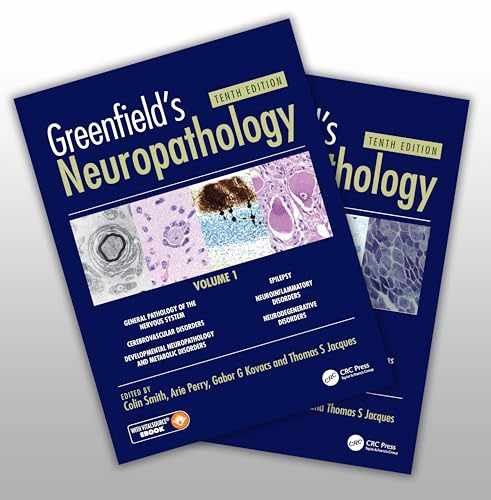 Greenfield's Neuropathology 10th Edition Hardcover Set by Smith Colin and Perry - Brand New