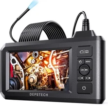 DEPSTECH 5.5mm Industrial Endoscope, 1080P Digital Borescope Inspection Camera w