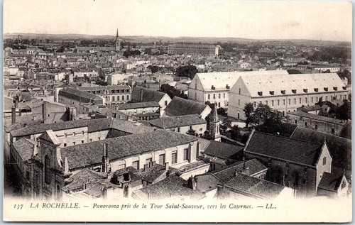 Vintage 1880 : Tirage Albuminé Panoramique De Toulon Depuis La Tour Saint-Louis