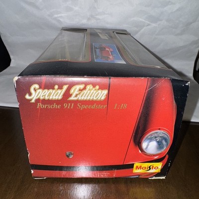 Maisto Special Edition 1 18 1989 Porsche 911 Speedster #31802 for