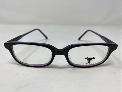 NIU TOU N006 COL.392 48-18-135 Dark Violet Full Rim Eyeglasses Frame UW23