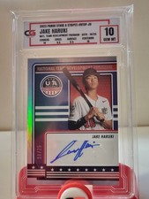 2023 Panini Stars & Stripes Jake Haruki #NTDP-JH CollectorsGrade 10 Gem MT